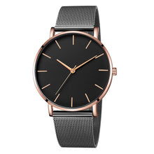 Load image into Gallery viewer, 2019 Ultra-thin Rose Gold Watch Minimalist Mesh Women Watch montre femme Watches Zegarek Damski Watch Relojes Para Mujer Reloj