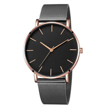 Load image into Gallery viewer, 2019 Ultra-thin Rose Gold Watch Minimalist Mesh Women Watch montre femme  Watches Zegarek Damski Watch  Relojes Para Mujer Reloj
